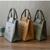 Torba za ručak Dupont Papirna kutija za ručak Torba Izolacija Hlađena prijenosna vodootporna torba za pohranu Škola Piknik na otvorenom