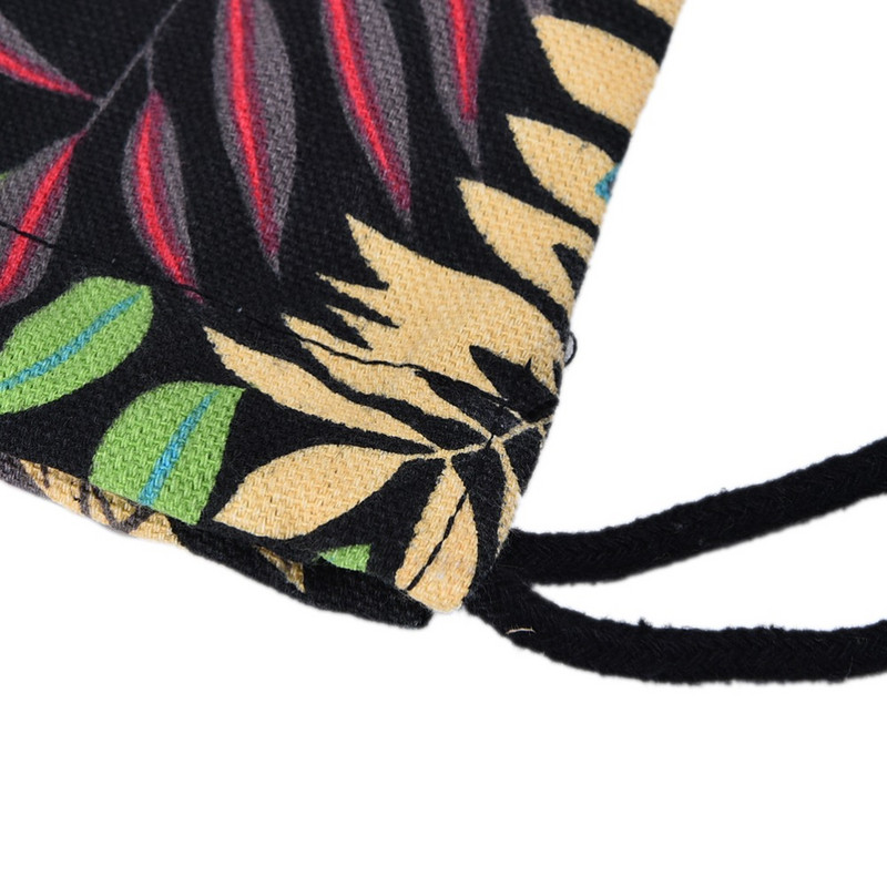 Ženski ruksak s uzicom Ljetni uzorak lišća Oxford Torbe na rame Ruksak Torba za studente Vintage školska torba