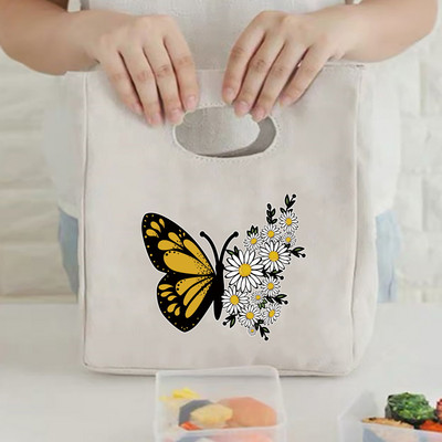 Torba za ručak za slatku torbu Izolirana kutija Torba za ručak za višekratnu upotrebu za žene Muškarci Posao Piknik Putovanje Poklon Škola Ured Posuda za ručak