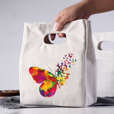 Torba za ručak za slatku torbu Izolirana kutija Torba za ručak za višekratnu upotrebu za žene Muškarci Posao Piknik Putovanje Poklon Škola Ured Posuda za ručak