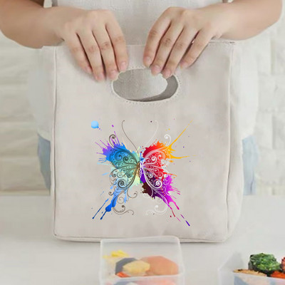 Torba za ručak za slatku torbu Izolirana kutija Torba za ručak za višekratnu upotrebu za žene Muškarci Posao Piknik Putovanje Poklon Škola Ured Posuda za ručak