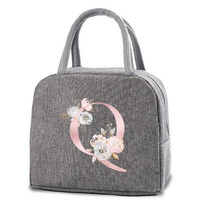 Izolirane torbe za ručak Platnena torbica s ružičastim cvjetovima Rashladne torbe za prijenosnu torbu za hladnjak Kutija za ručak Vreće za hranu za dječje torbice za piknik