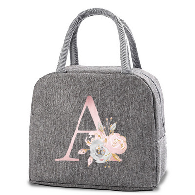 Izolirane torbe za ručak Platnena torbica s ružičastim cvjetovima Rashladne torbe za prijenosnu torbu za hladnjak Kutija za ručak Vreće za hranu za dječje torbice za piknik