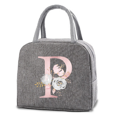 Izolirane torbe za ručak Platnena torbica s ružičastim cvjetovima Rashladne torbe za prijenosnu torbu za hladnjak Kutija za ručak Vreće za hranu za dječje torbice za piknik