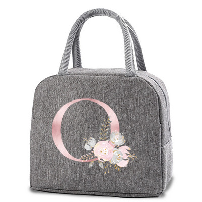 Izolirane torbe za ručak Platnena torbica s ružičastim cvjetovima Rashladne torbe za prijenosnu torbu za hladnjak Kutija za ručak Vreće za hranu za dječje torbice za piknik