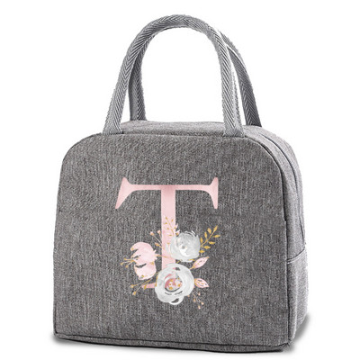 Izolirane torbe za ručak Platnena torbica s ružičastim cvjetovima Rashladne torbe za prijenosnu torbu za hladnjak Kutija za ručak Vreće za hranu za dječje torbice za piknik