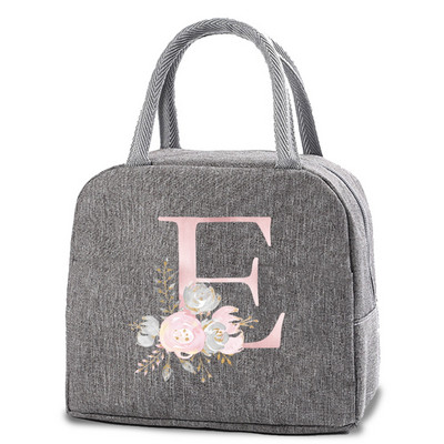 Izolirane torbe za ručak Platnena torbica s ružičastim cvjetovima Rashladne torbe za prijenosnu torbu za hladnjak Kutija za ručak Vreće za hranu za dječje torbice za piknik