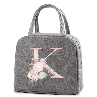Izolirane torbe za ručak Platnena torbica s ružičastim cvjetovima Rashladne torbe za prijenosnu torbu za hladnjak Kutija za ručak Vreće za hranu za dječje torbice za piknik