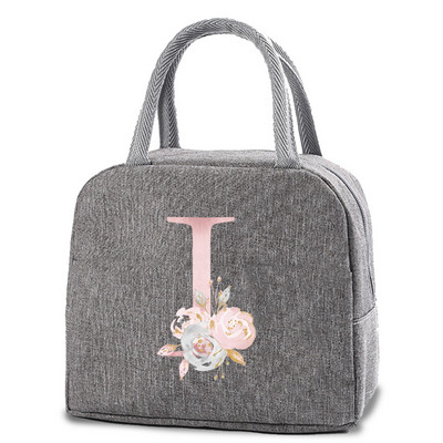 Izolirane torbe za ručak Platnena torbica s ružičastim cvjetovima Rashladne torbe za prijenosnu torbu za hladnjak Kutija za ručak Vreće za hranu za dječje torbice za piknik