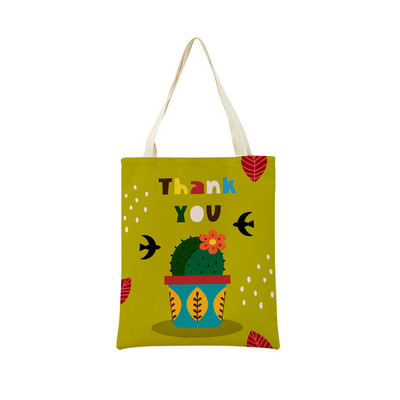 Mexico Geometric Pattern εκτύπωση διπλής όψης Eco Market Λευκά είδη Τσάντα αγορών Εξωτερική αναδιπλούμενη φορητή βολική θήκη αποθήκευσης