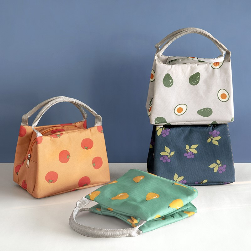 PURDORED 1 kom jednobojna torba za spremnik za hranu i voće Ženska torba za ručak Termoizolirane rashladne torbe Dječja torba za ručak Termo