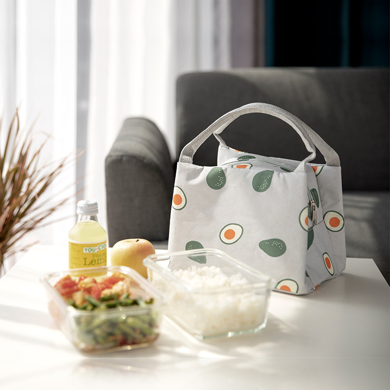 PURDORED 1 kom jednobojna torba za spremnik za hranu i voće Ženska torba za ručak Termoizolirane rashladne torbe Dječja torba za ručak Termo