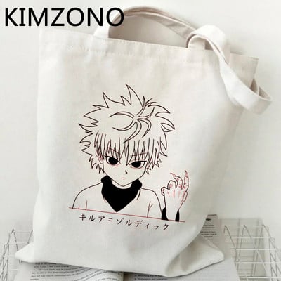 Hunter x Hunter Hxh Killua Hisoka torba za kupovinu bolsa tote torba za recikliranje pamučna torba tkana boodschappentas grab