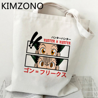 Hunter x Hunter Hxh Killua Hisoka torba za kupovinu bolsa tote torba za recikliranje pamučna torba tkana boodschappentas grab