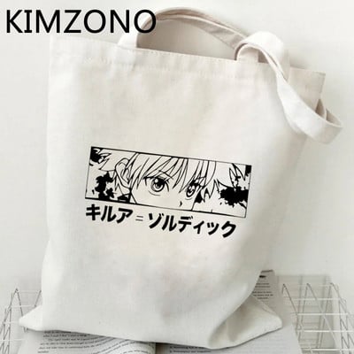 Hunter x Hunter Hxh Killua Hisoka torba za kupovinu bolsa tote torba za recikliranje pamučna torba tkana boodschappentas grab