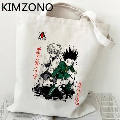 Hunter x Hunter Hxh Killua Hisoka torba za kupovinu bolsa tote torba za recikliranje pamučna torba tkana boodschappentas grab