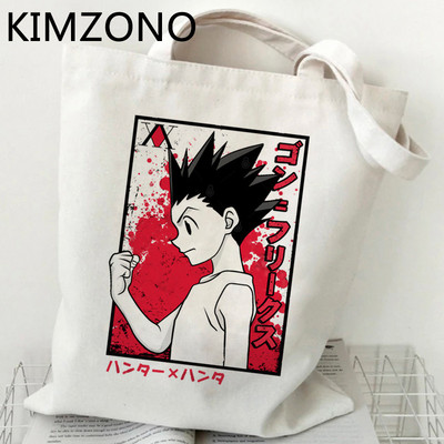 Hunter x Hunter Hxh Killua Hisoka torba za kupovinu bolsa tote torba za recikliranje pamučna torba tkana boodschappentas grab