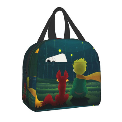 Bajka Fikcija Mali princ Torba za ručak Topla kutija za ručak s hladnjakom Izolirana kutija za ručak za žene, djecu Škola piknik Hrana Prijenosne torbe