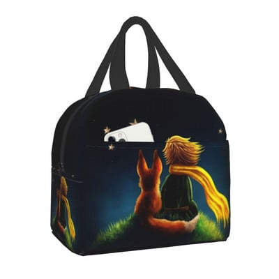 Bajka Fikcija Mali princ Torba za ručak Topla kutija za ručak s hladnjakom Izolirana kutija za ručak za žene, djecu Škola piknik Hrana Prijenosne torbe