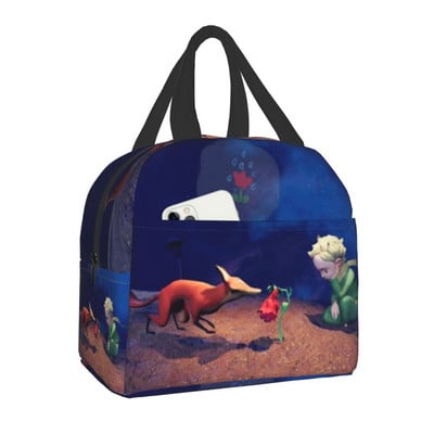 Bajka Fikcija Mali princ Torba za ručak Topla kutija za ručak s hladnjakom Izolirana kutija za ručak za žene, djecu Škola piknik Hrana Prijenosne torbe