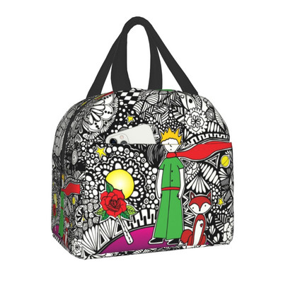 Bajka Fikcija Mali princ Torba za ručak Topla kutija za ručak s hladnjakom Izolirana kutija za ručak za žene, djecu Škola piknik Hrana Prijenosne torbe