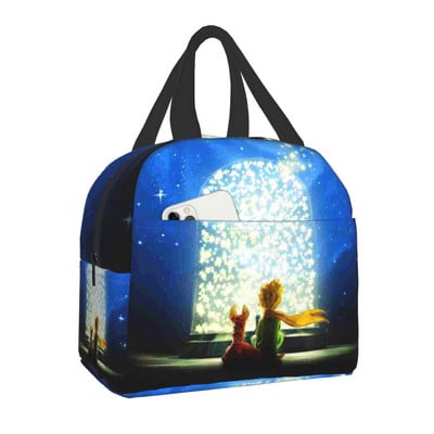 Bajka Fikcija Mali princ Torba za ručak Topla kutija za ručak s hladnjakom Izolirana kutija za ručak za žene, djecu Škola piknik Hrana Prijenosne torbe