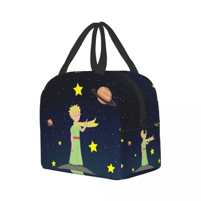 Bajka Fikcija Mali princ Torba za ručak Topla kutija za ručak s hladnjakom Izolirana kutija za ručak za žene, djecu Škola piknik Hrana Prijenosne torbe