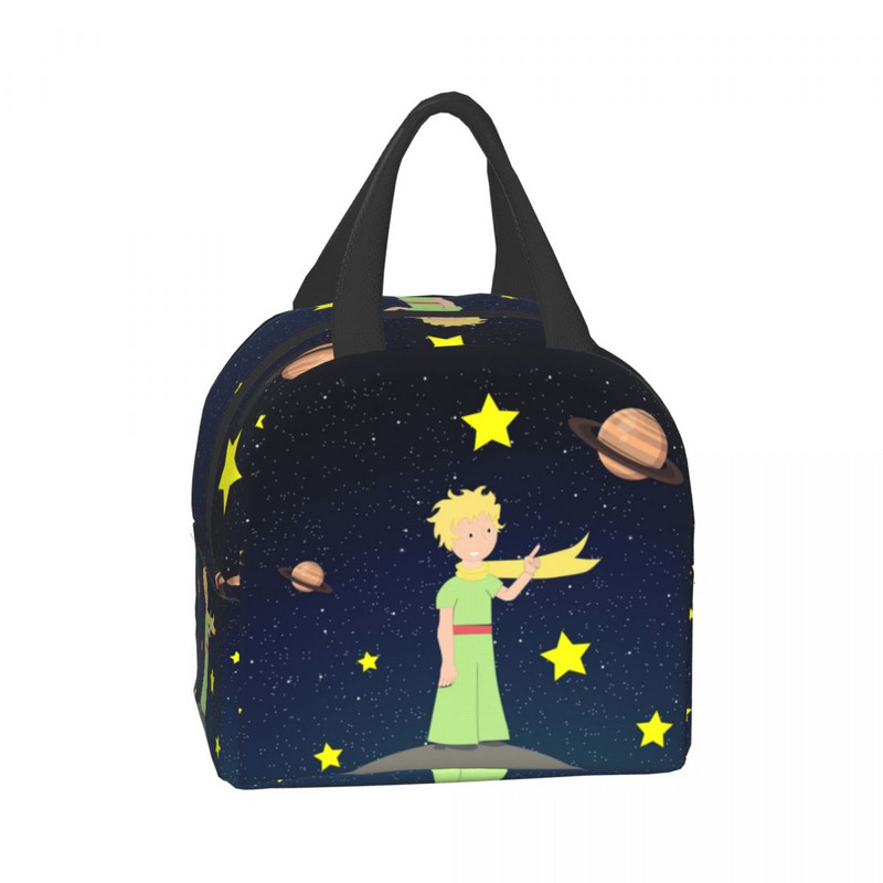 Bajka Fikcija Mali princ Torba za ručak Topla kutija za ručak s hladnjakom Izolirana kutija za ručak za žene, djecu Škola piknik Hrana Prijenosne torbe