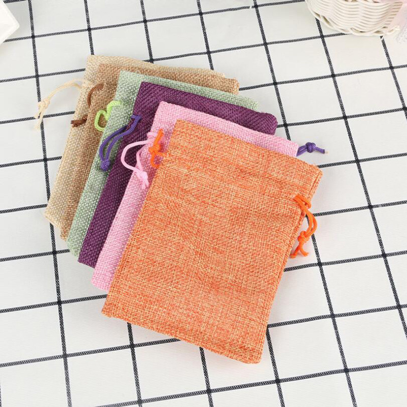 10 gab/komplekts 7x9cm audekls iepakojuma maisiņi aukliņu maisiņi papīra cenu birkas un kaņepju auklas auklas rotaslietu displejam