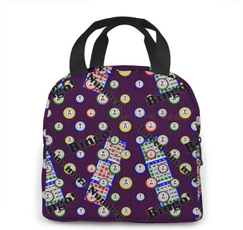 Bingo I Need One More Numbe Lunch Bag Cooler Bag Women Tote Bag Insulated Lunch Box Μαλακή επένδυση Δοχείο μεσημεριανού για πικνίκ