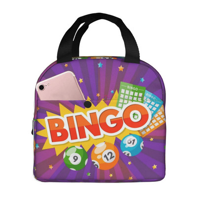 Bingo Szükségem van még egy Numbe ebédtáska hűtőtáska női hordtáska szigetelt ebéddoboz puha bélés ebédtartó piknik utazáshoz