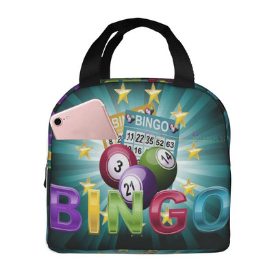 Bingo Szükségem van még egy Numbe ebédtáska hűtőtáska női hordtáska szigetelt ebéddoboz puha bélés ebédtartó piknik utazáshoz