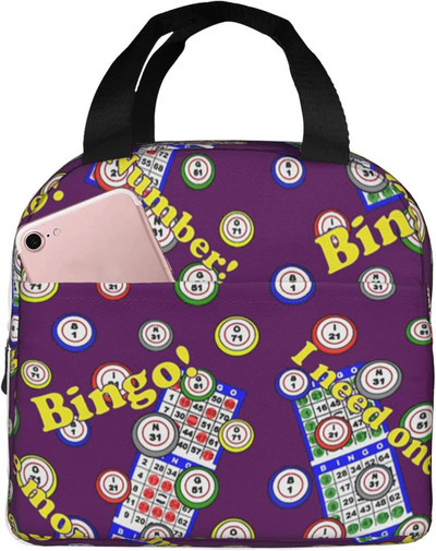 Bingo Szükségem van még egy Numbe ebédtáska hűtőtáska női hordtáska szigetelt ebéddoboz puha bélés ebédtartó piknik utazáshoz