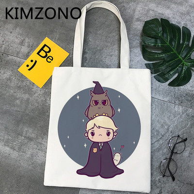 Draco Malfoy bevásárlótáska bolso shopper bolsas de tela újrafelhasználható pamutvászon táska juta bolsa compra bevásárlóruha cabas
