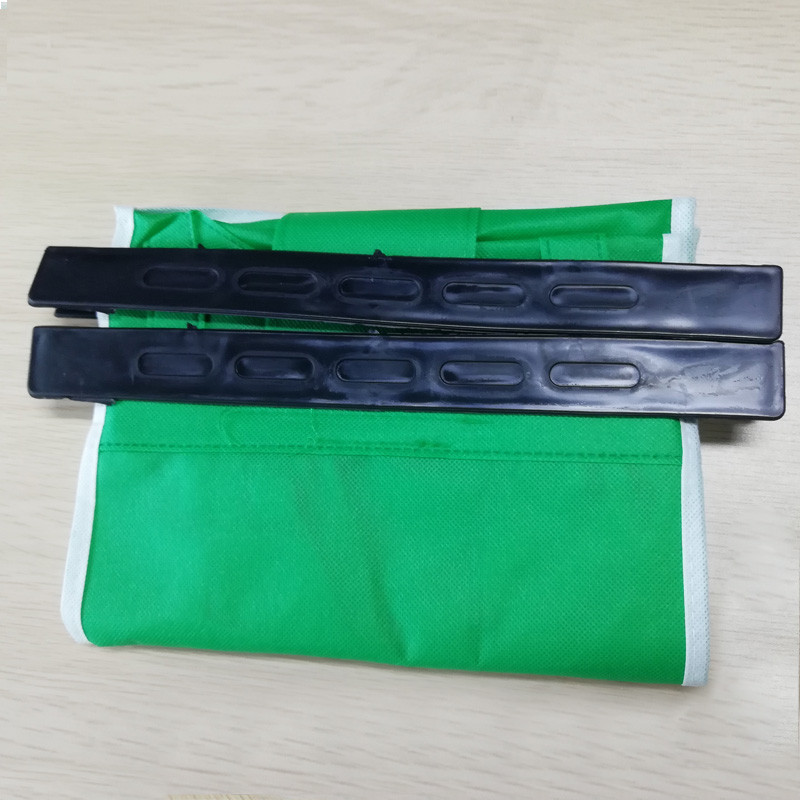 Női kézitáskák Bevásárlótáskák Környezetbarát nagy kapacitású zöld szupermarket kellékek Újrafelhasználható kocsi táska Összehajtható 35,5*25 cm