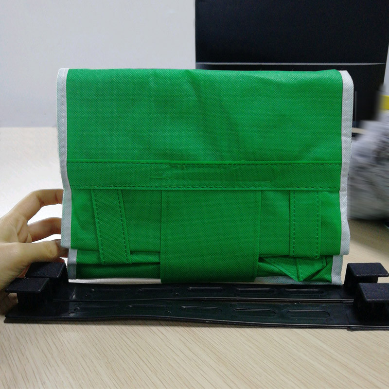 Női kézitáskák Bevásárlótáskák Környezetbarát nagy kapacitású zöld szupermarket kellékek Újrafelhasználható kocsi táska Összehajtható 35,5*25 cm