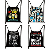 Smiješno Odaberite svoje oružje Igrački uzorak Torba s uzicom Dječji ruksaci Obožavatelj videoigara Torba za rame za putovanja Držač cipela Poklon