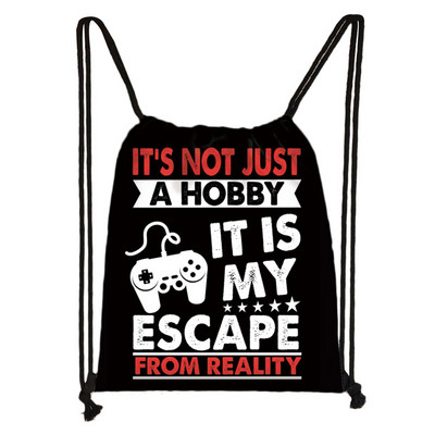 Smiješno Odaberite svoje oružje Igrački uzorak Torba s uzicom Dječji ruksaci Obožavatelj videoigara Torba za rame za putovanja Držač cipela Poklon