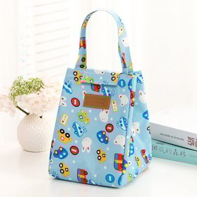 Moodne lõunakott isoleeritud termiline Lovely Cat mitmevärviline hommikusöögikarbi kotid naistele kaasaskantav käsipakk piknikureisitooted