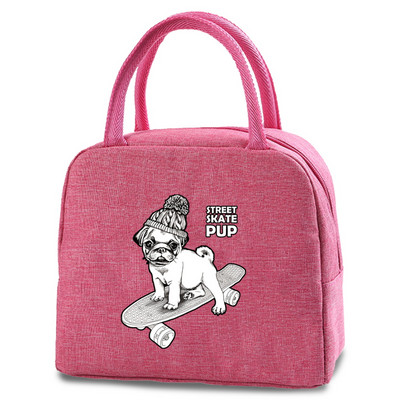 Slatke torbe za ručak za pse Nova rashladna torba za piknik Modna torba za ručak Školska hrana Izolirana torba za večeru Kampiranje Platnena putna torba