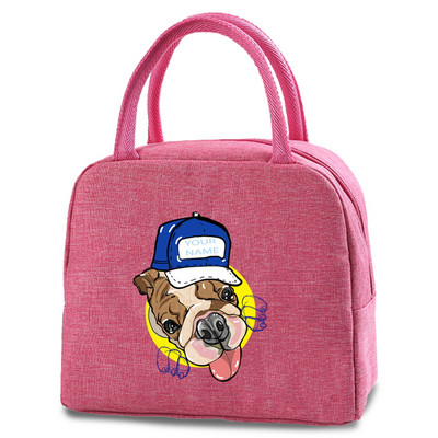 Slatke torbe za ručak za pse Nova rashladna torba za piknik Modna torba za ručak Školska hrana Izolirana torba za večeru Kampiranje Platnena putna torba