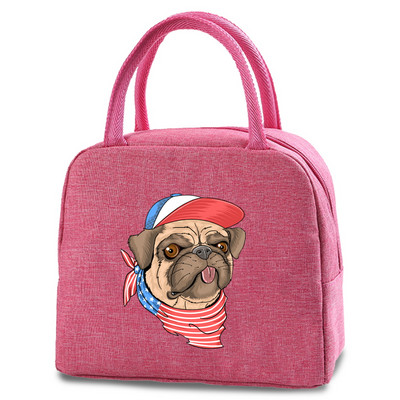 Slatke torbe za ručak za pse Nova rashladna torba za piknik Modna torba za ručak Školska hrana Izolirana torba za večeru Kampiranje Platnena putna torba