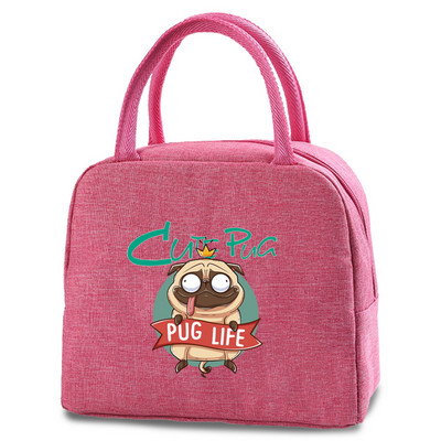 Slatke torbe za ručak za pse Nova rashladna torba za piknik Modna torba za ručak Školska hrana Izolirana torba za večeru Kampiranje Platnena putna torba