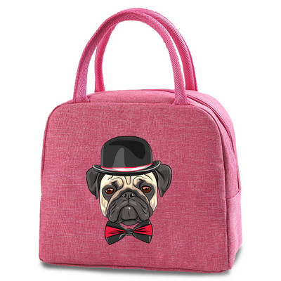 Slatke torbe za ručak za pse Nova rashladna torba za piknik Modna torba za ručak Školska hrana Izolirana torba za večeru Kampiranje Platnena putna torba