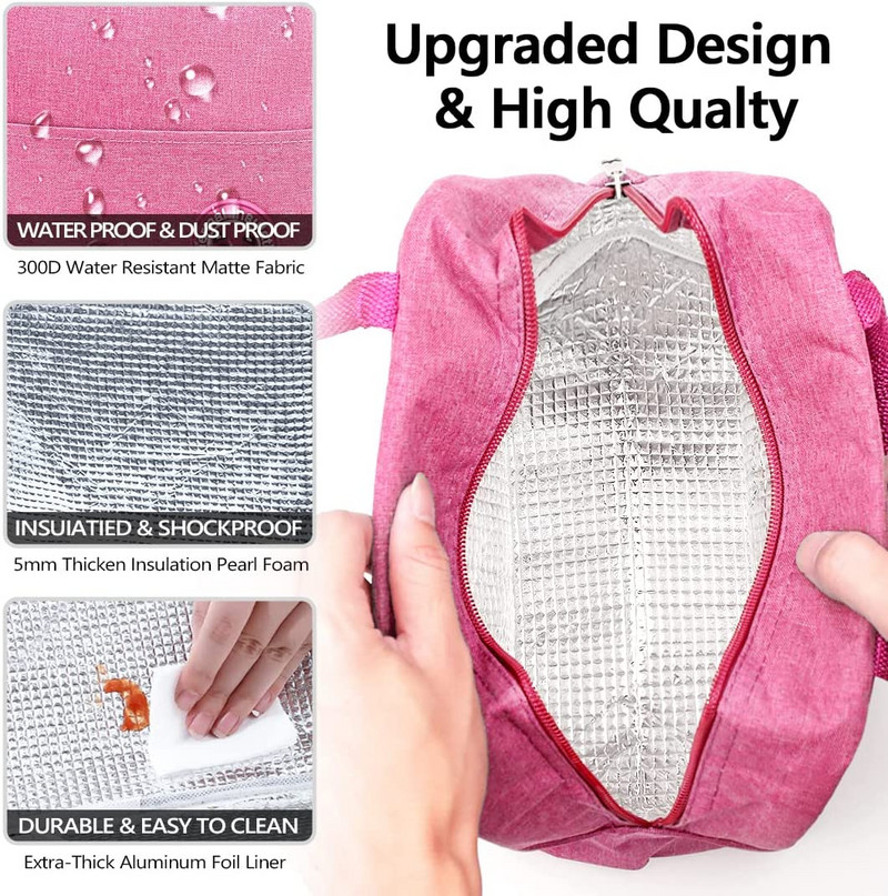 Slatke torbe za ručak za pse Nova rashladna torba za piknik Modna torba za ručak Školska hrana Izolirana torba za večeru Kampiranje Platnena putna torba