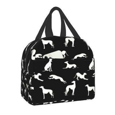 Pomeranski pas s ljetnom vrećicom za ručak izoliranom od lišća za školu, ured, kućne ljubimce, špiceve, termalni hladnjak za ponovno korištenje, Bento kutija, žene, djeca