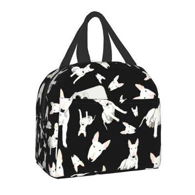 Pomeranski pas s ljetnom vrećicom za ručak izoliranom od lišća za školu, ured, kućne ljubimce, špiceve, termalni hladnjak za ponovno korištenje, Bento kutija, žene, djeca