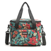 Torba za ručak, prijenosna toplinski izolirana torba za hranu na rame za ručak, velika kutija za torbe za piknik za žene, muškarce, termo torba