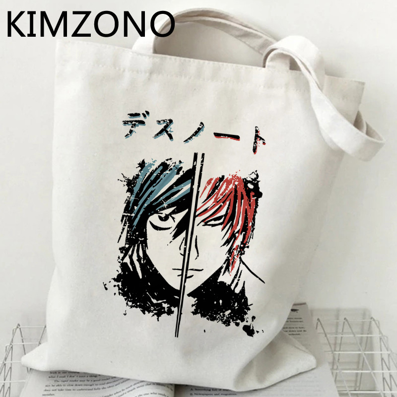 Torba za kupnju Death Note torba od jute bolsas de tela shopper bolsa platnena torba za višekratnu upotrebu tkane kabase