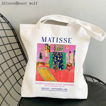 Γυναικεία τσάντα Shopper Grand palalis vintage Matisse the cut outs Έκθεση Διαφημιστική τσάντα Harajuku Shopping Canvas Shoulder Lady Bag